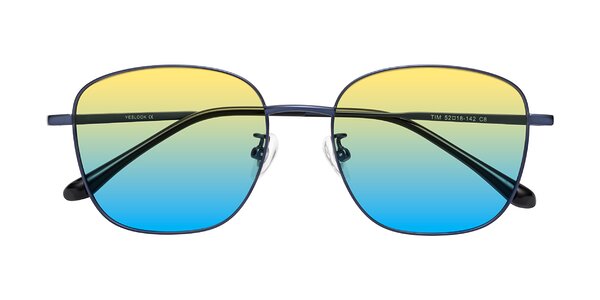 Front of Tim in Metallic Blue