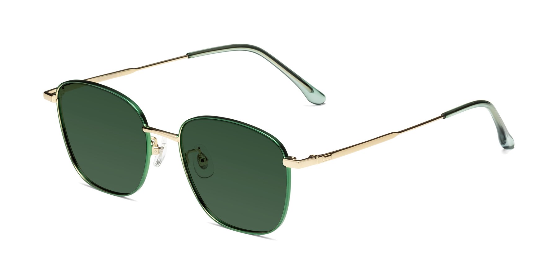Angle of Tim in Green with Green Tinted Lenses
