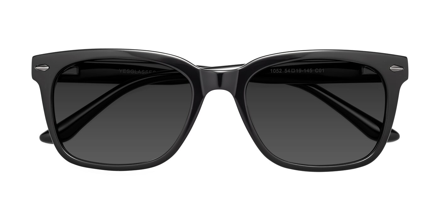 1052 - Black Tinted Sunglasses