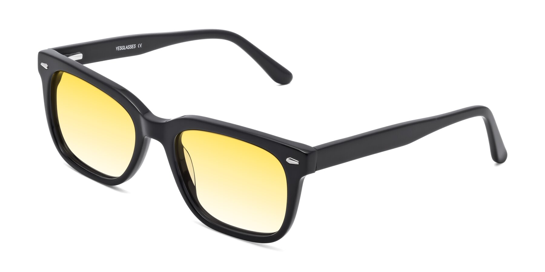 Angle of 1052 in Black with Yellow Gradient Lenses