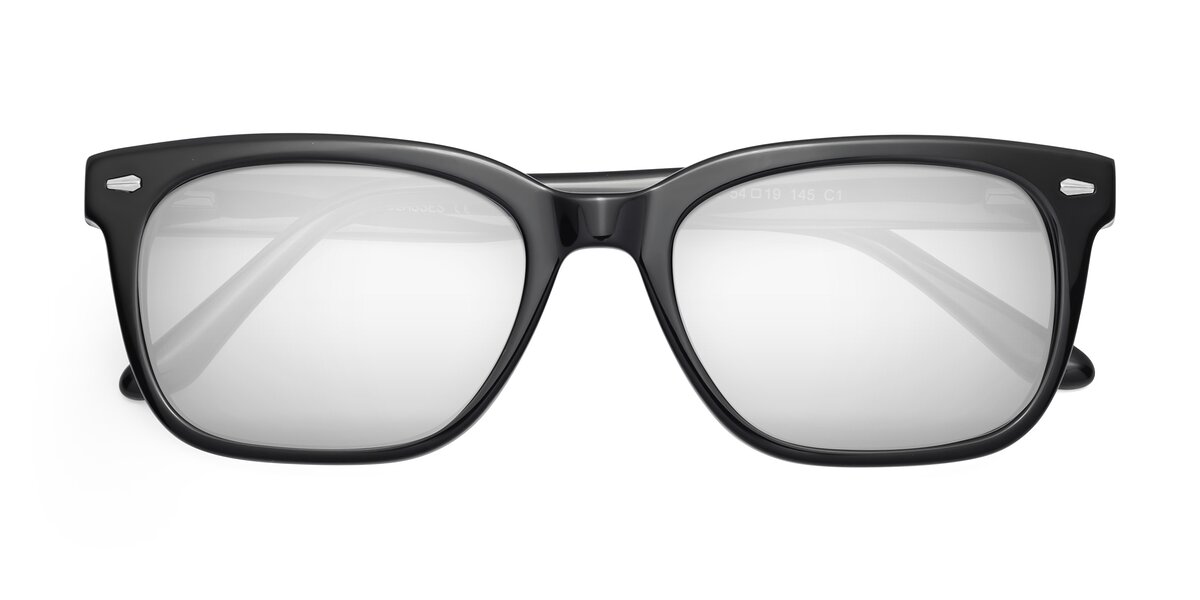 RUNWAY SUNGLASSES 571640 IN BLACK METAL BLACK LENSES