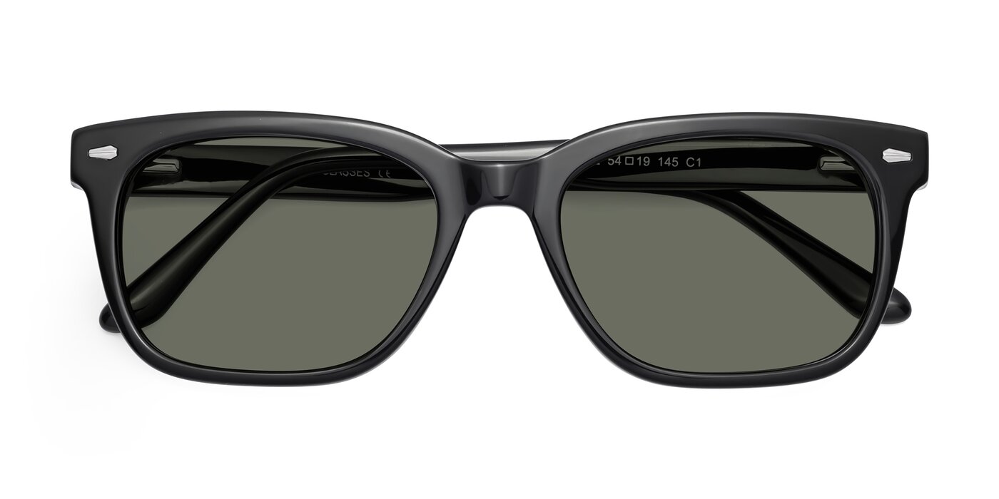 1052 - Black Polarized Sunglasses