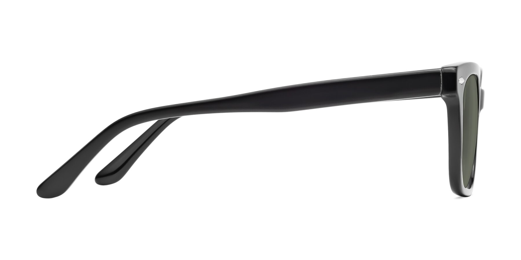 Side of 1052 in Black with Gray Polarized Lenses