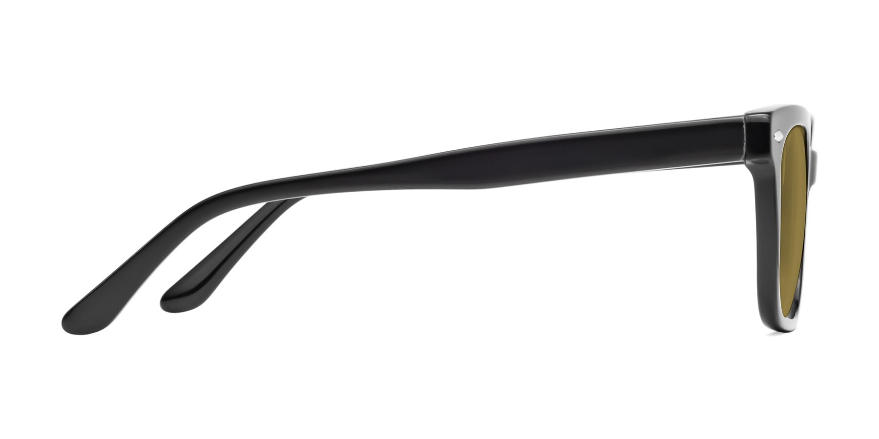 Side of 1052 in Black with Brown Polarized Lenses