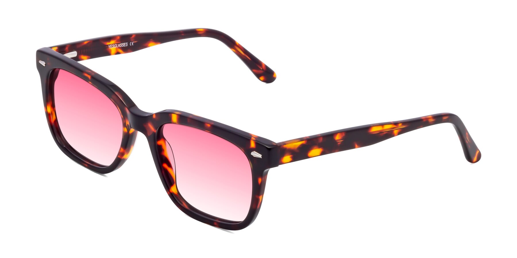 Angle of 1052 in Red Tortoise with Pink Gradient Lenses