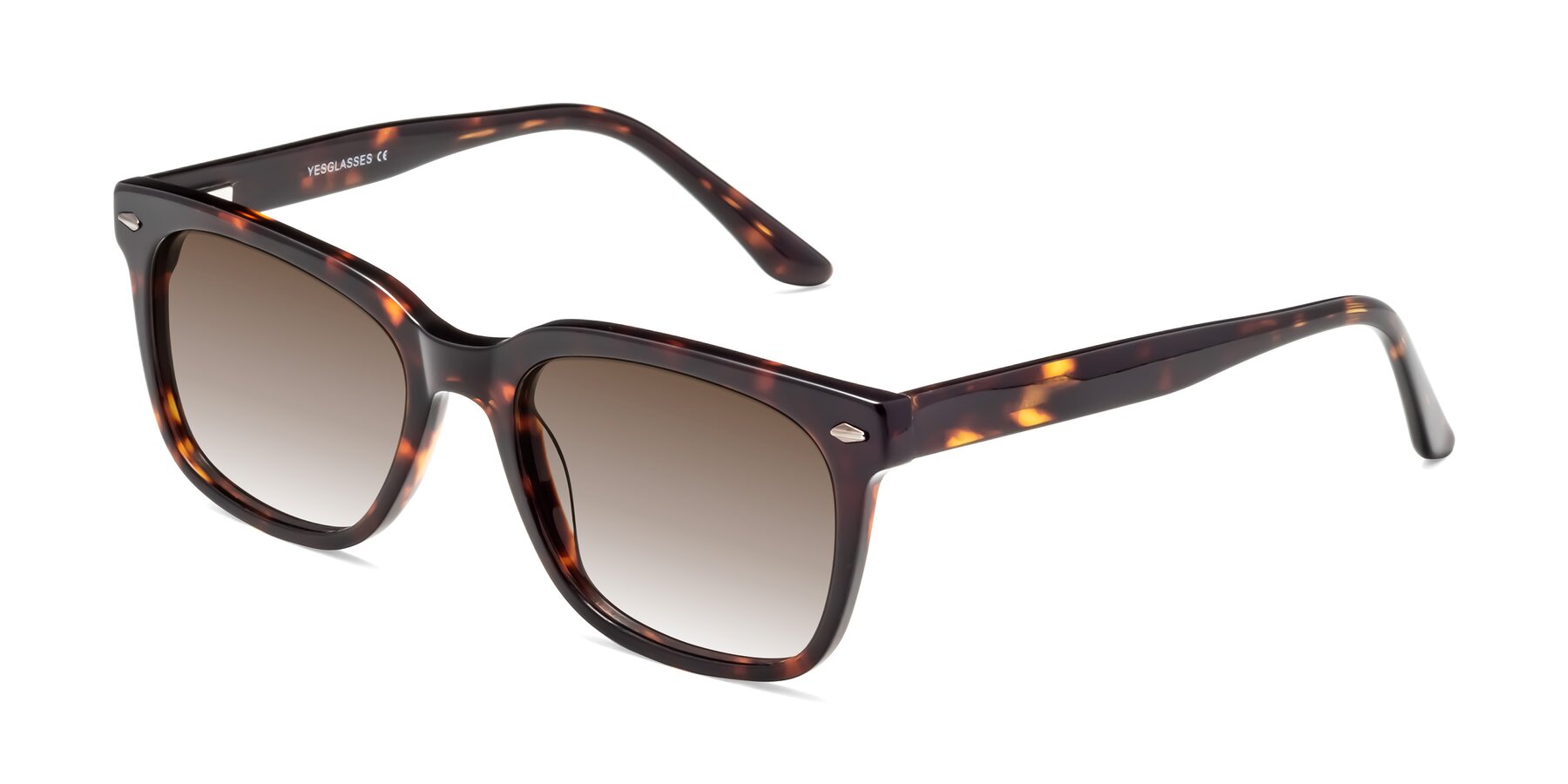 Angle of 1052 in Tortoise with Brown Gradient Lenses