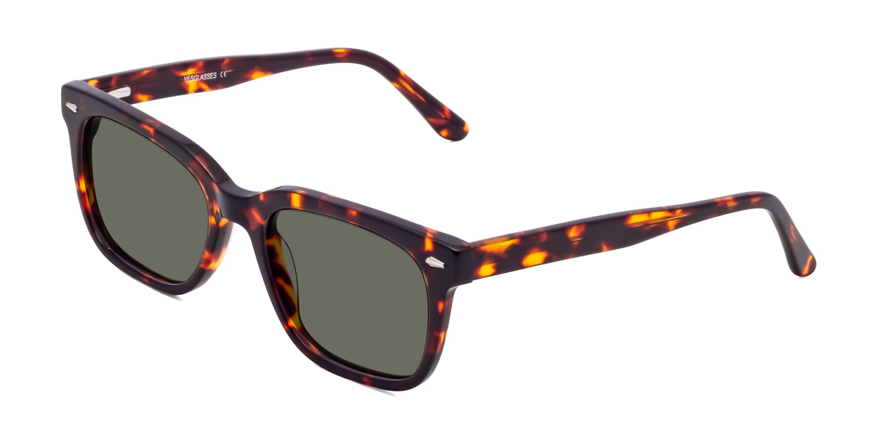 Angle of 1052 in Red Tortoise with Gray Polarized Lenses