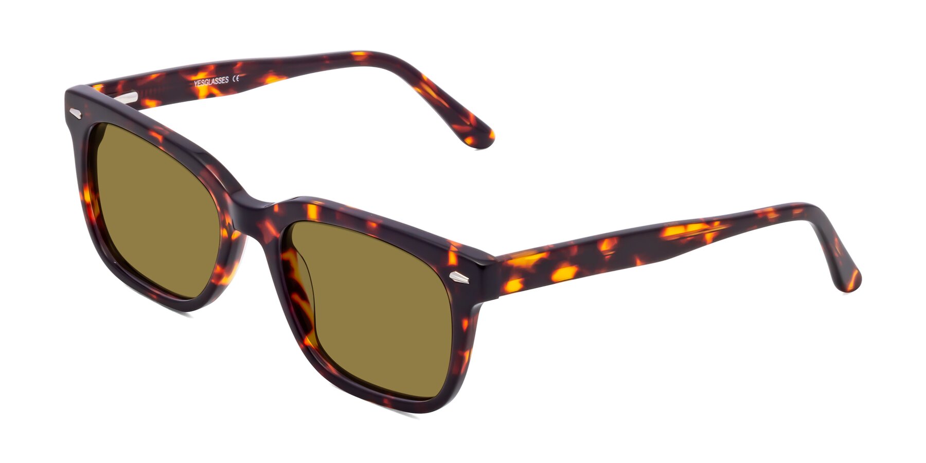 Angle of 1052 in Red Tortoise with Brown Polarized Lenses
