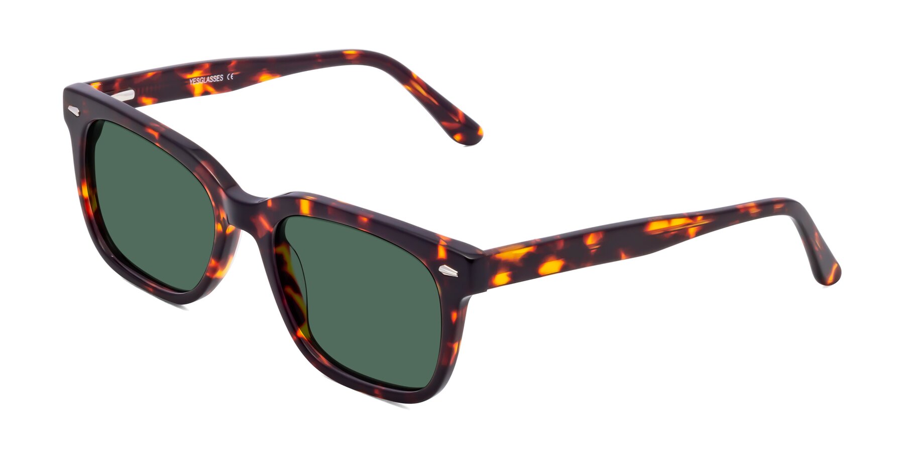 Angle of 1052 in Red Tortoise with Green Polarized Lenses