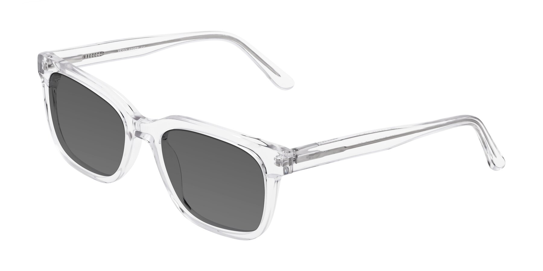 Angle of 1052 in Clear with Medium Gray Tinted Lenses