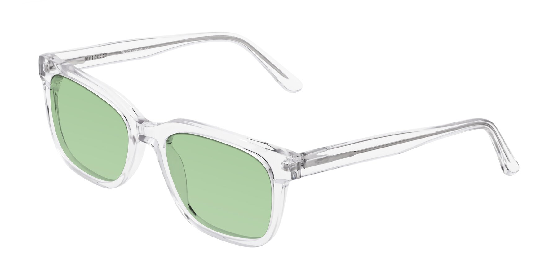 Angle of 1052 in Clear with Medium Green Tinted Lenses