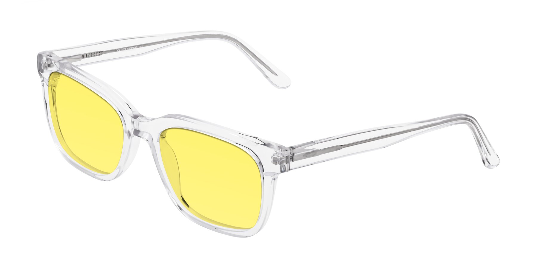 Angle of 1052 in Clear with Medium Yellow Tinted Lenses
