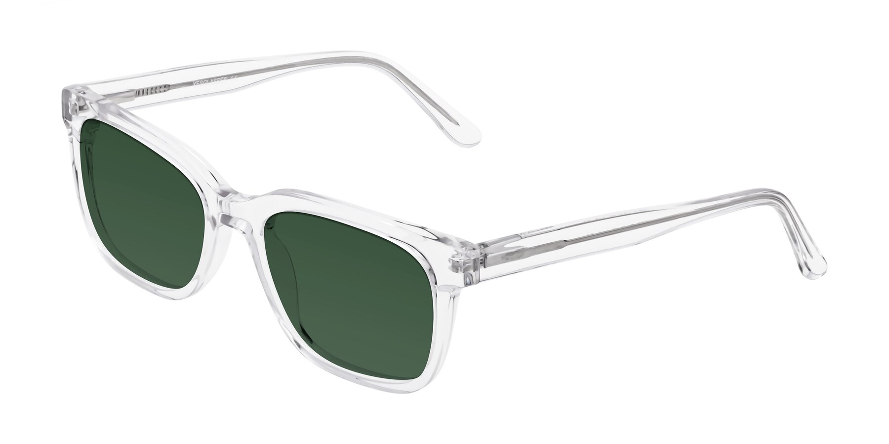 Angle of 1052 in Clear with Green Tinted Lenses