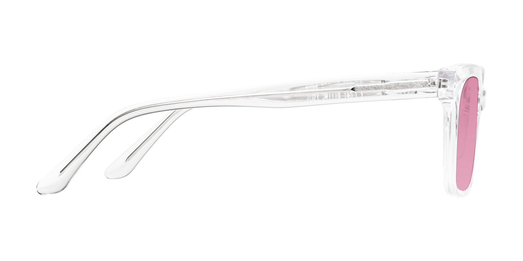 Side of 1052 in Clear with Medium Wine Tinted Lenses