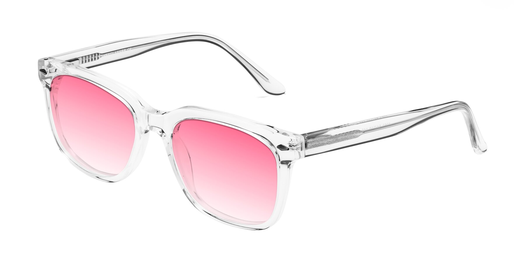 Angle of 1052 in Clear with Pink Gradient Lenses