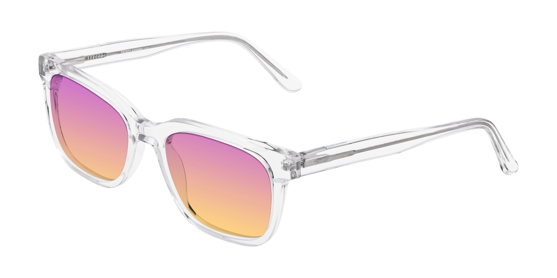Angle of 1052 in Clear with Purple / Yellow Gradient Lenses