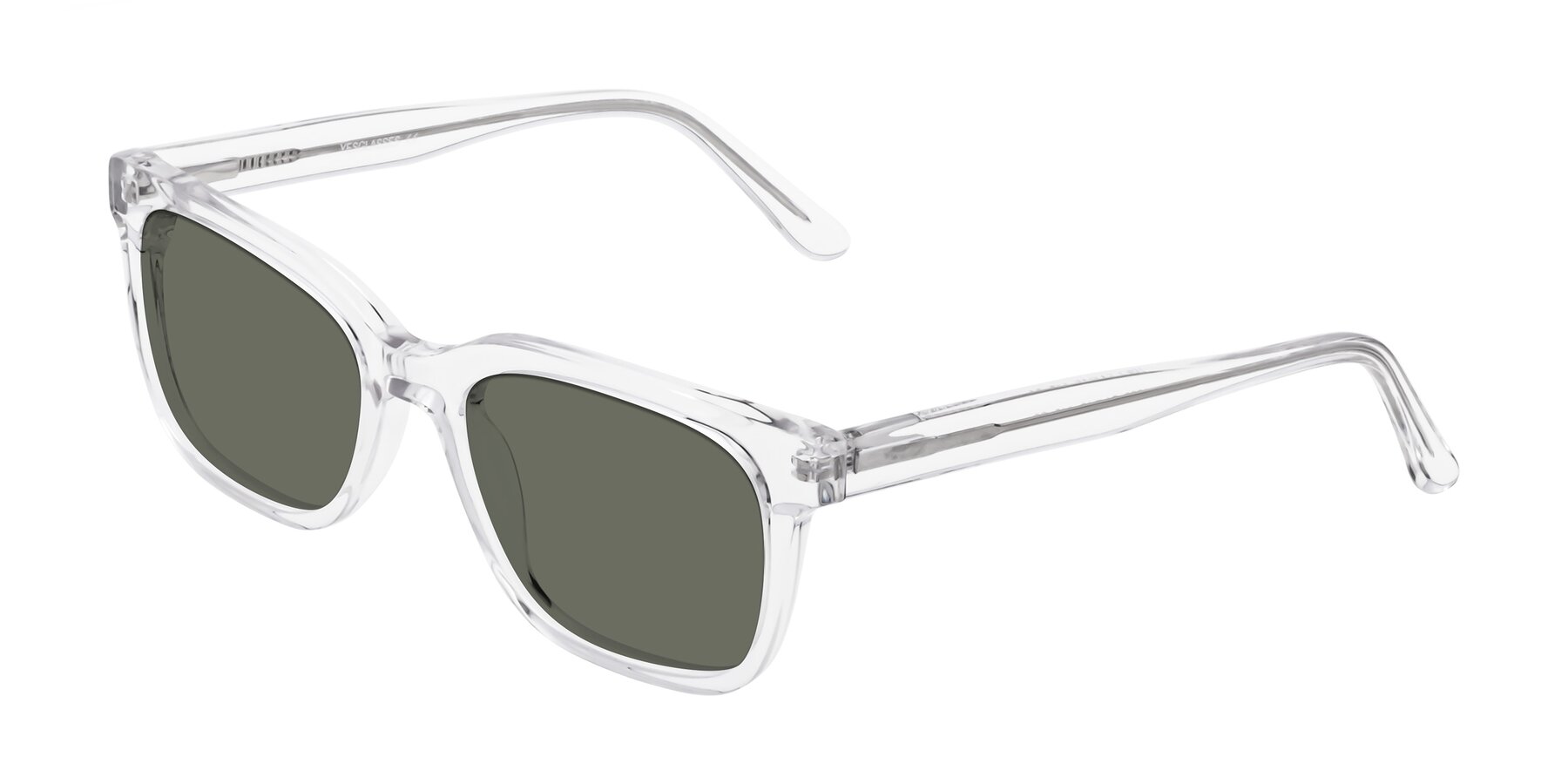 Angle of 1052 in Clear with Gray Polarized Lenses