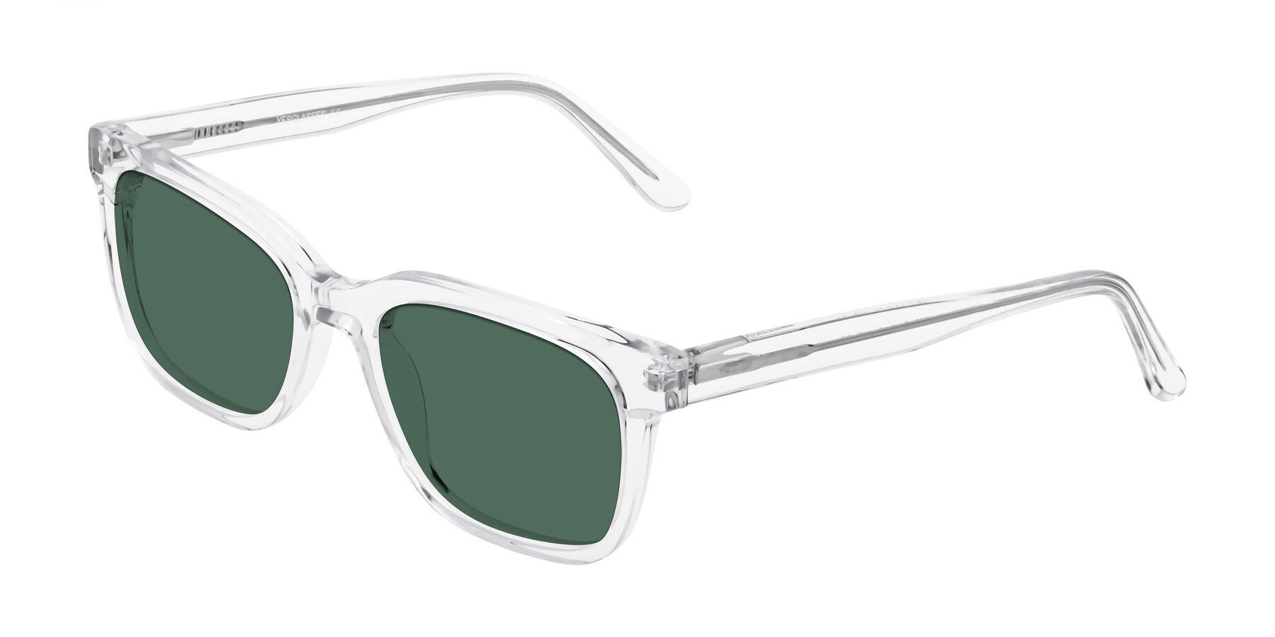 Angle of 1052 in Clear with Green Polarized Lenses