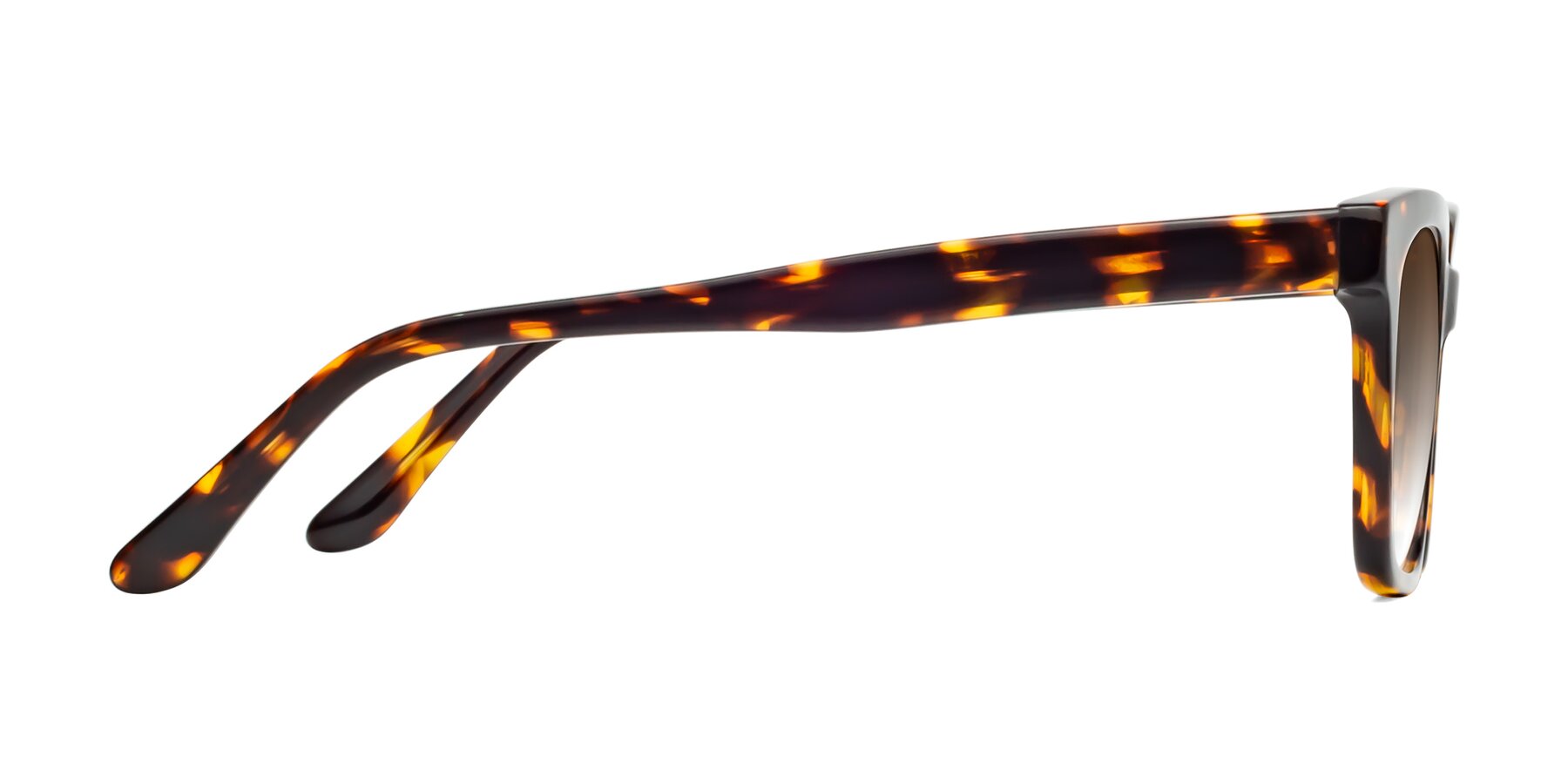 Side of 1052 in Tortoise with Brown Gradient Lenses