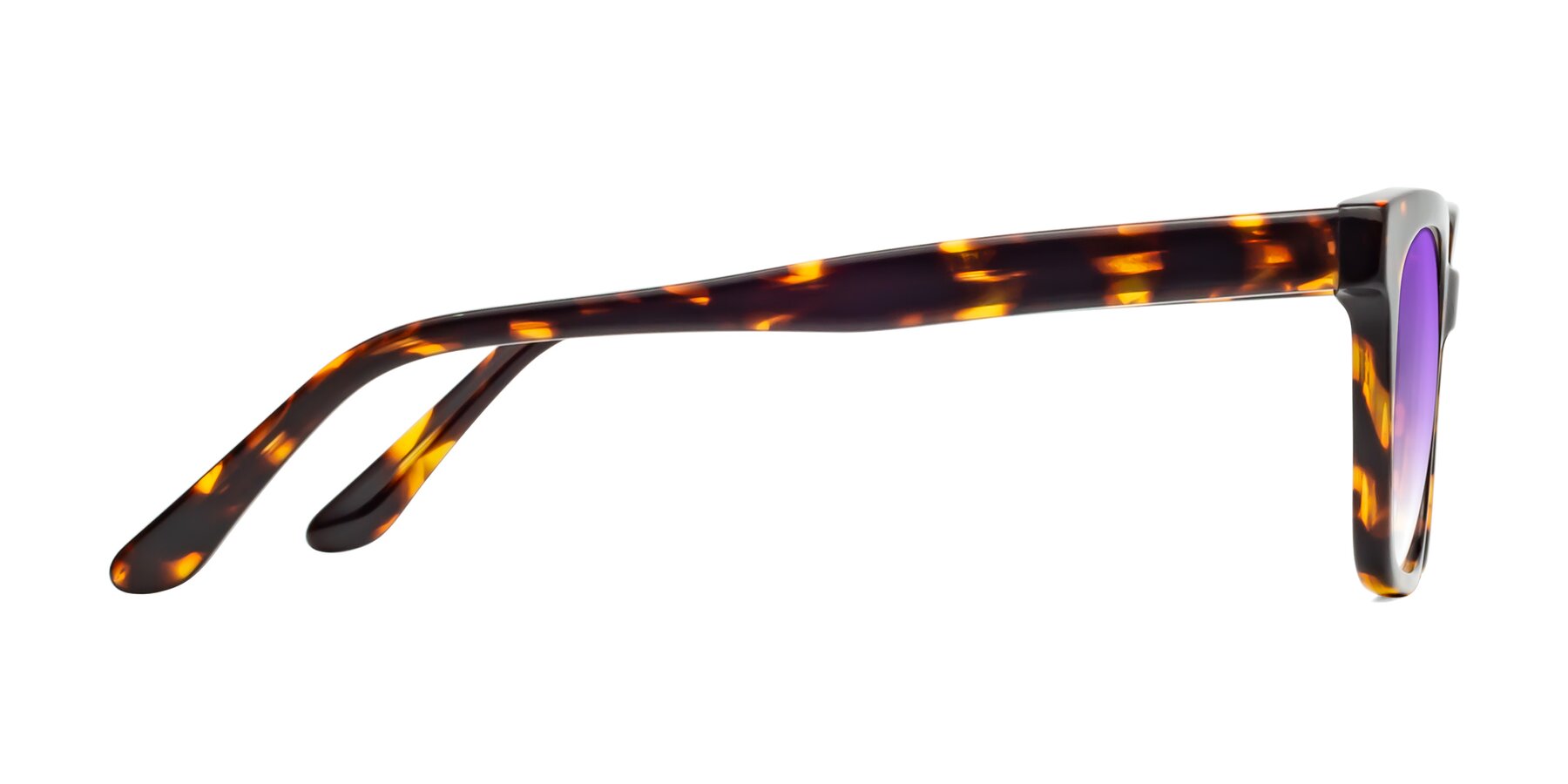 Side of 1052 in Tortoise with Purple Gradient Lenses