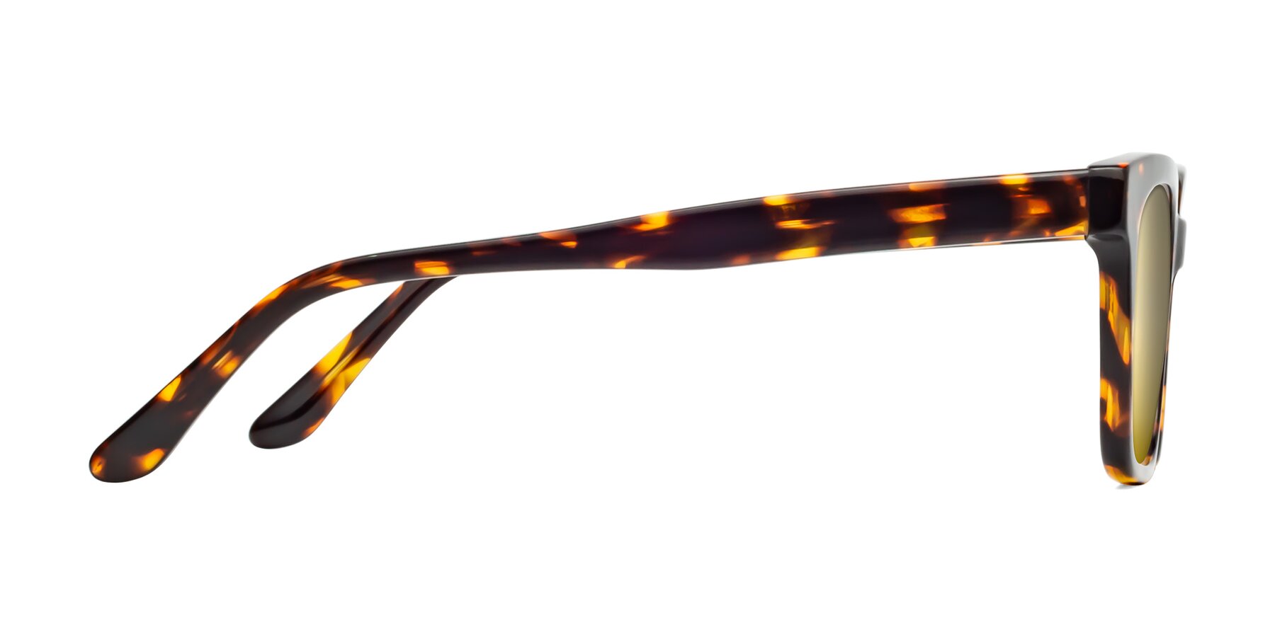 Side of 1052 in Tortoise with Gold Mirrored Lenses