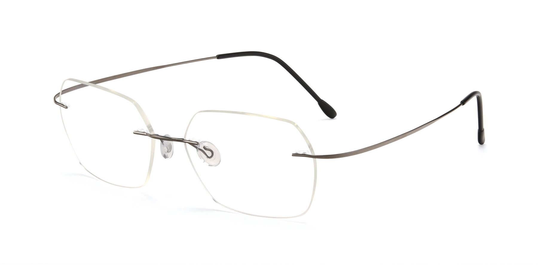 Angle of Space in Gunmetal with Clear Blue Light Blocking Lenses