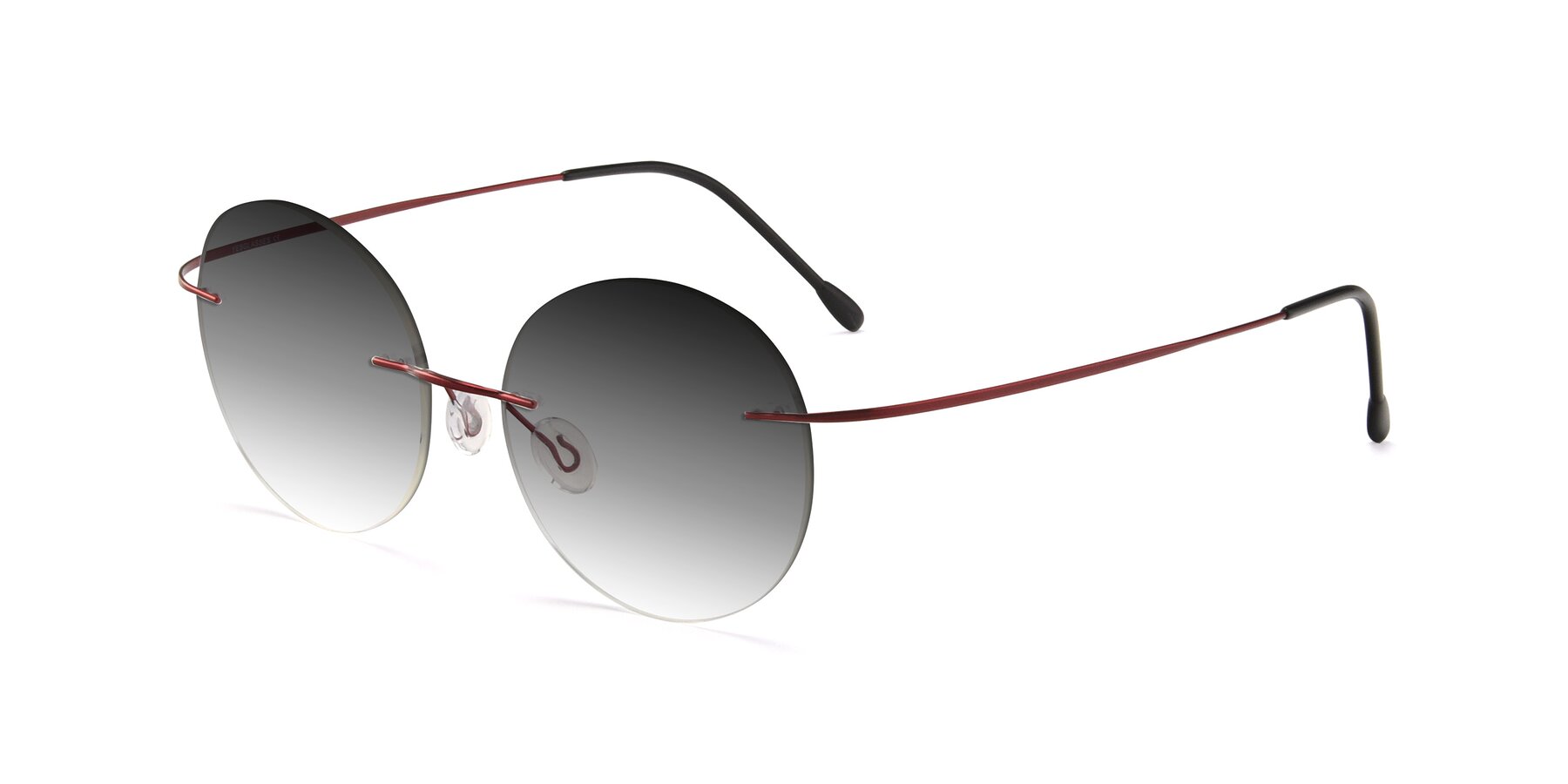Angle of Leon in Wine with Gray Gradient Lenses