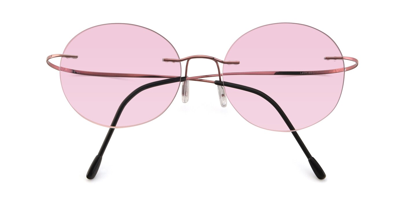 Leon - Light Pink Tinted Sunglasses