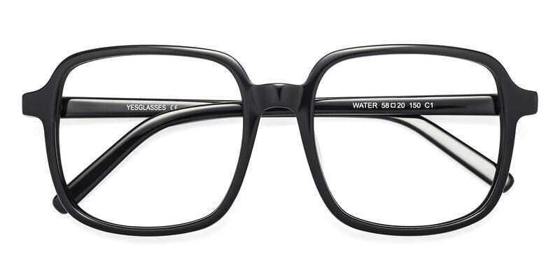 Water - Black Eyeglasses