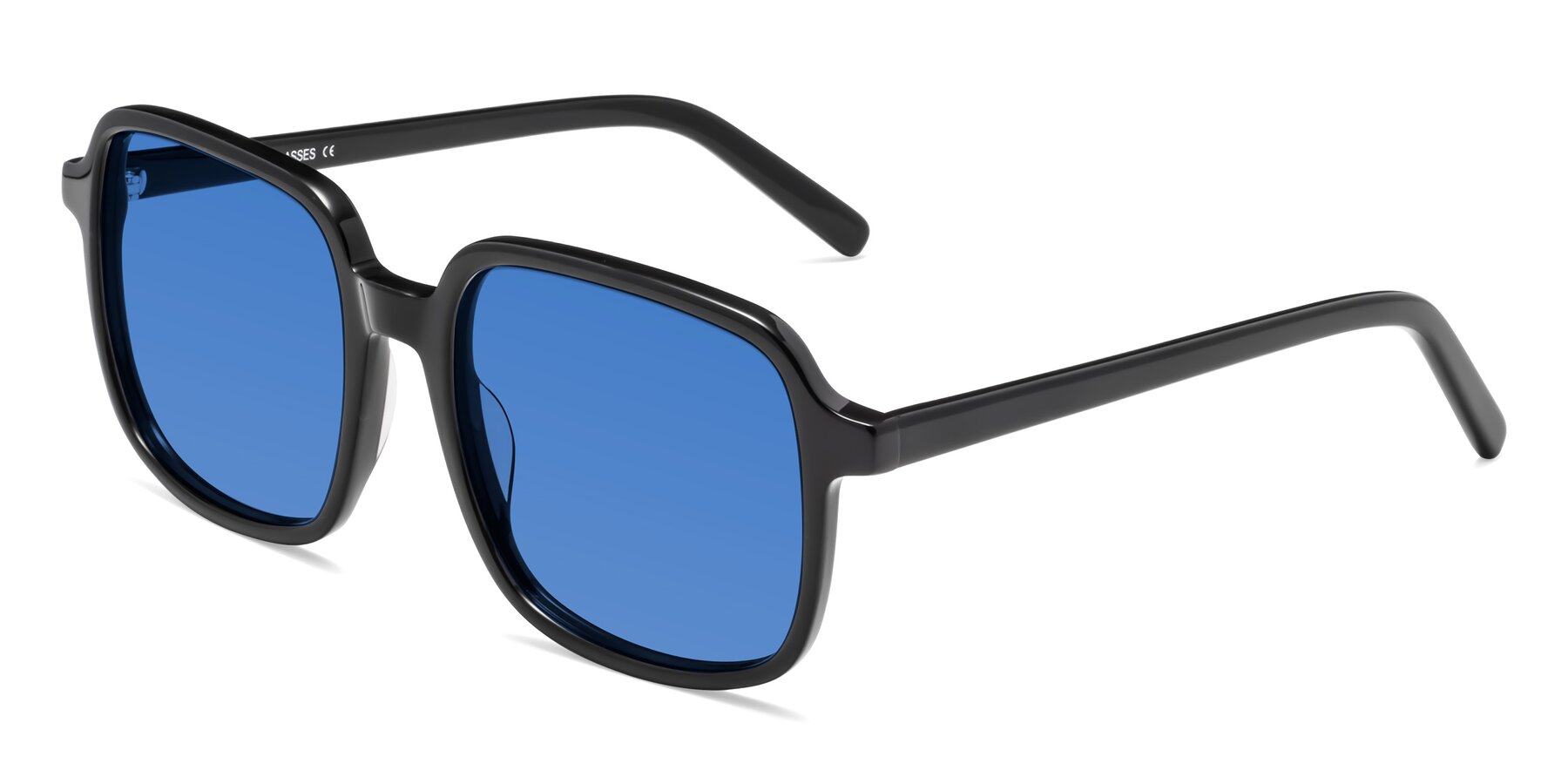 Angle of Water in Black with Blue Tinted Lenses