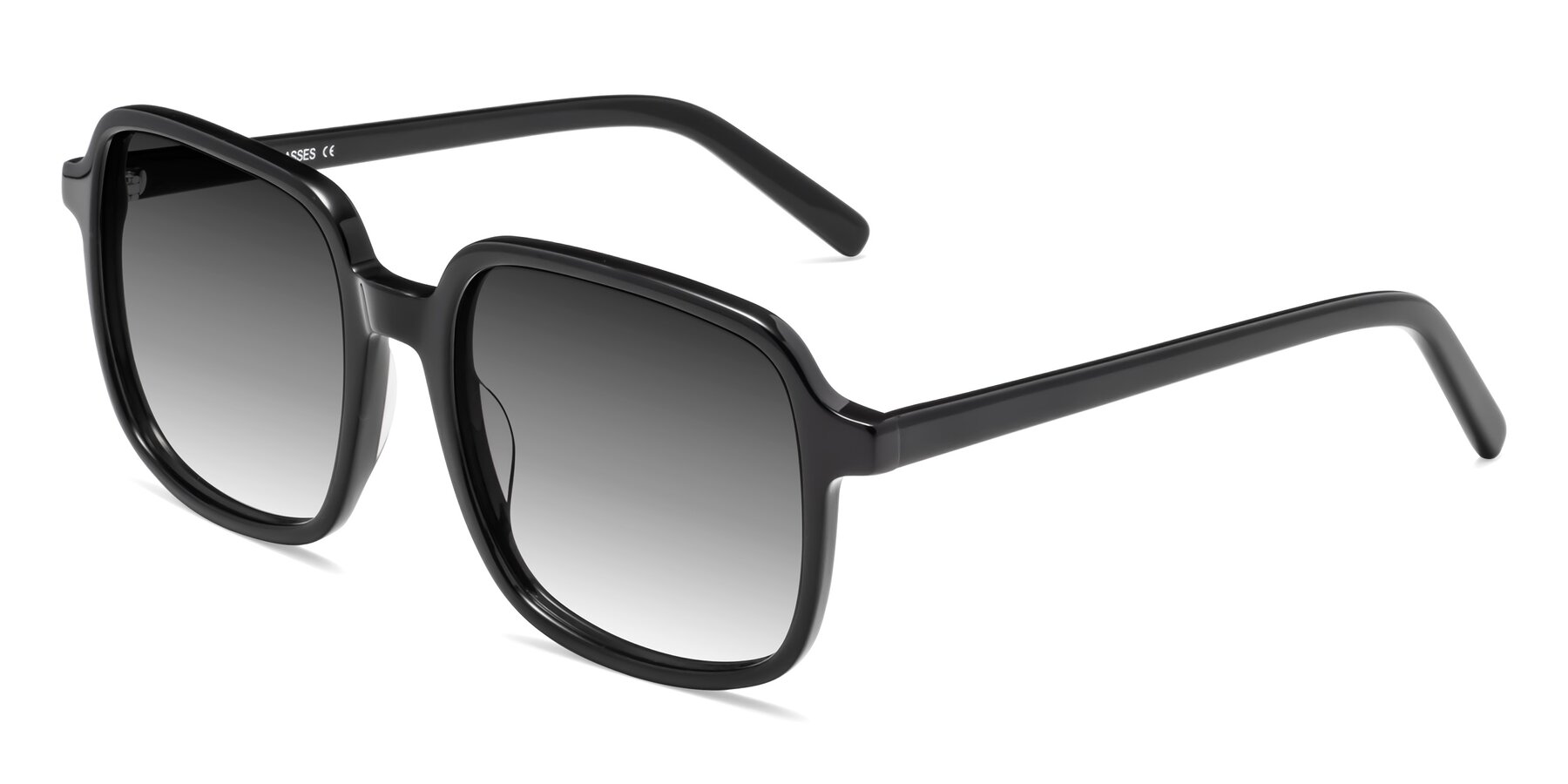 Angle of Water in Black with Gray Gradient Lenses