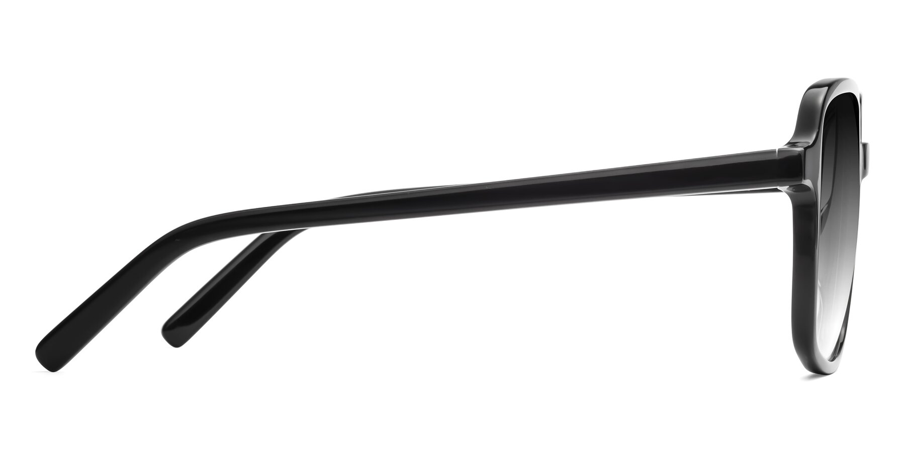 Side of Water in Black with Gray Gradient Lenses
