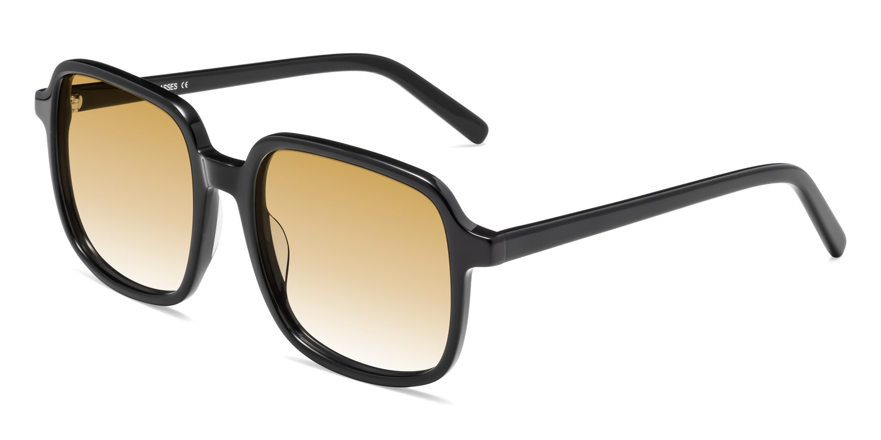 Angle of Water in Black with Champagne Gradient Lenses