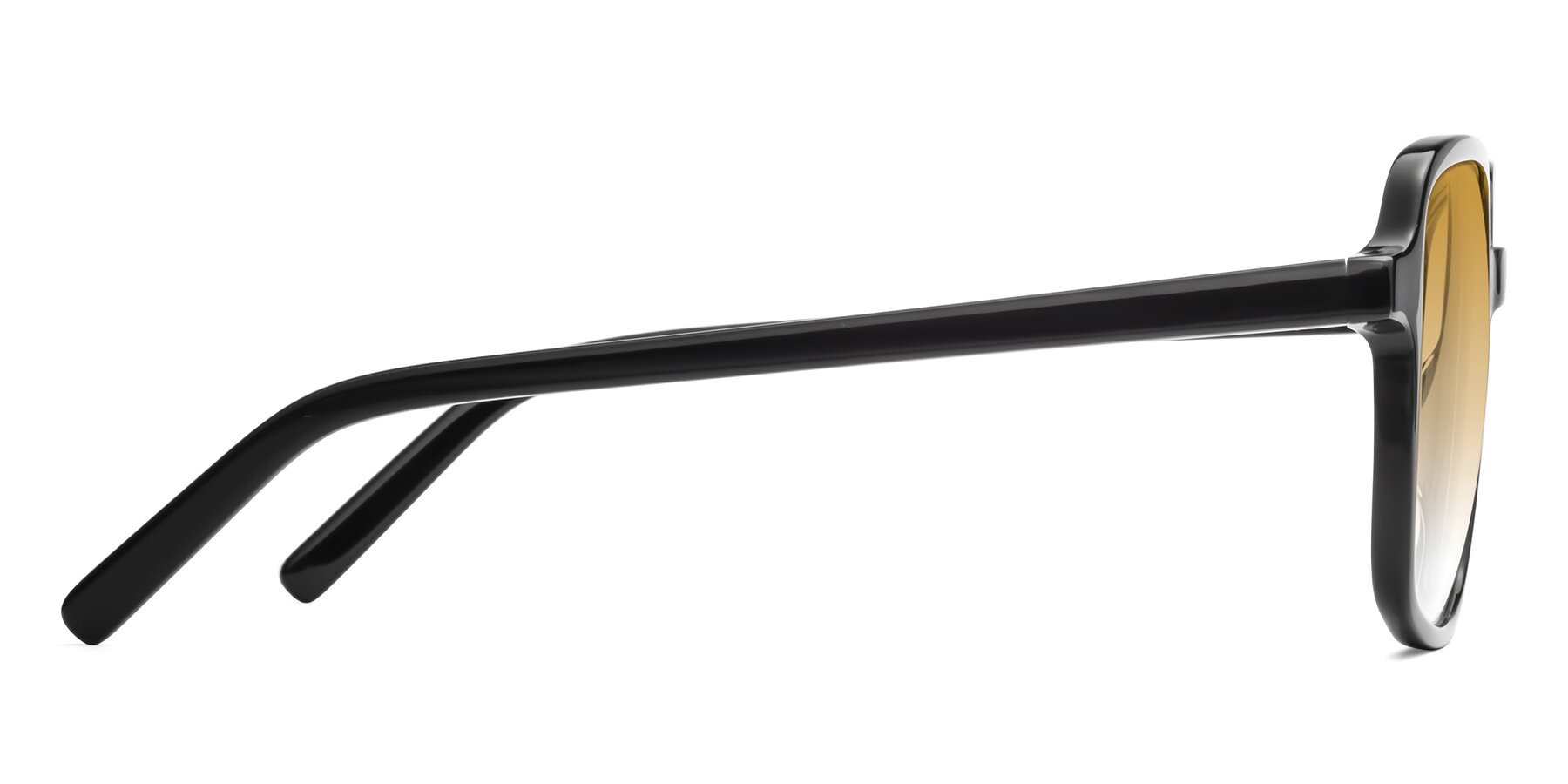 Side of Water in Black with Champagne Gradient Lenses