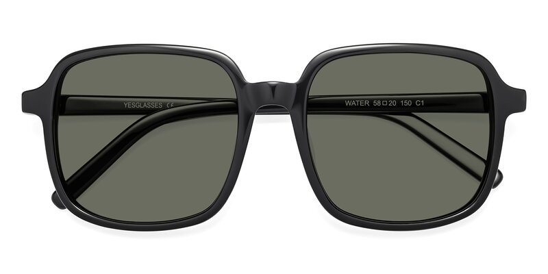 Water - Black Polarized Sunglasses