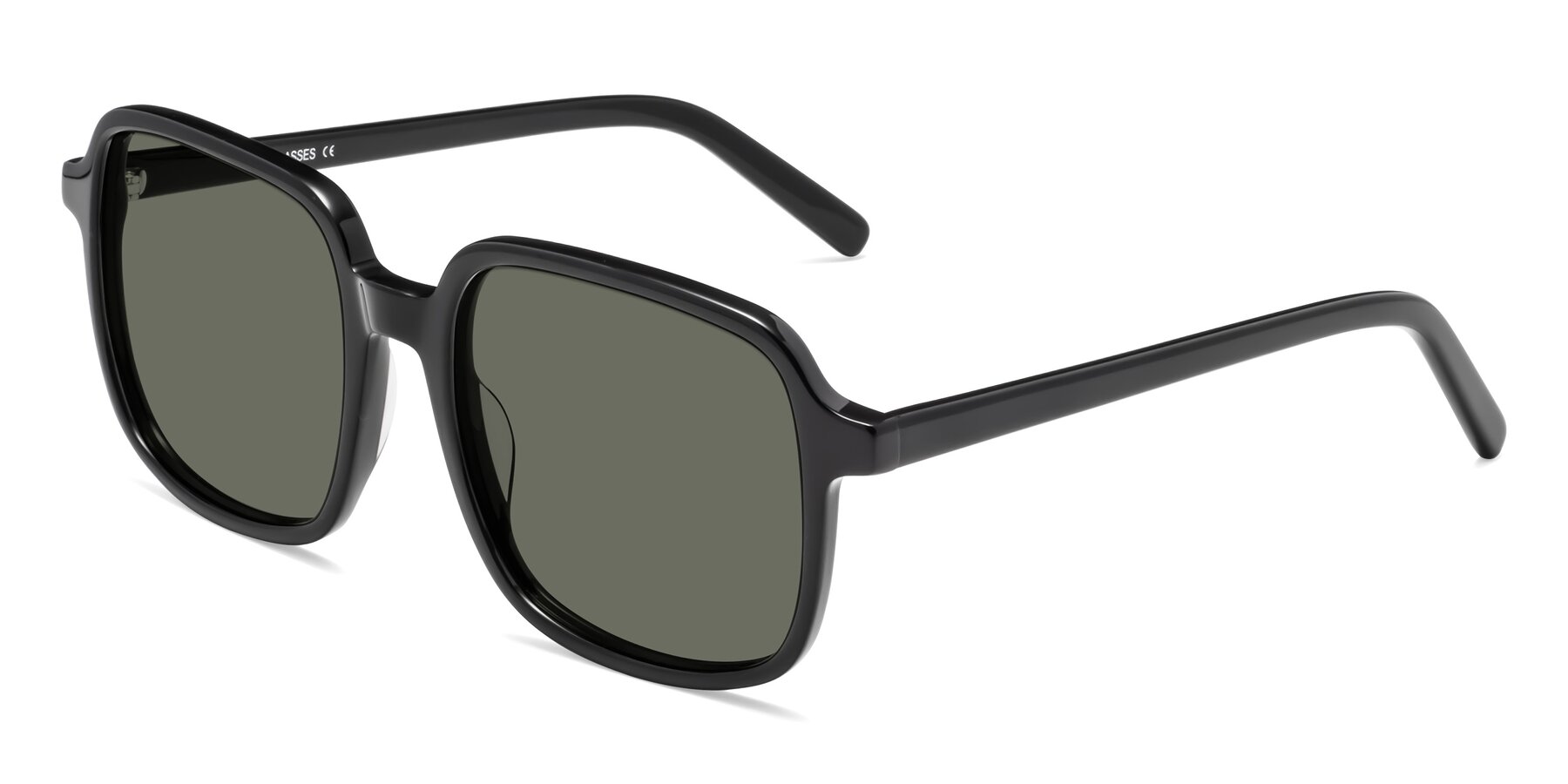 Angle of Water in Black with Gray Polarized Lenses