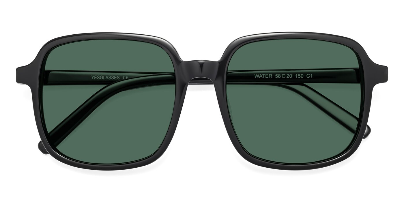 Water - Black Polarized Sunglasses