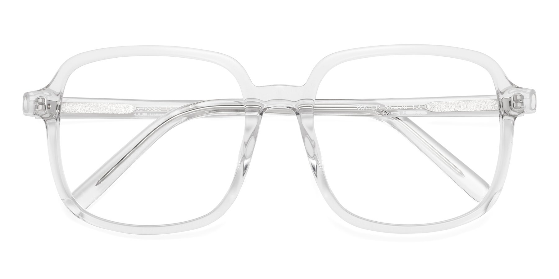 oversized clear frame glasses