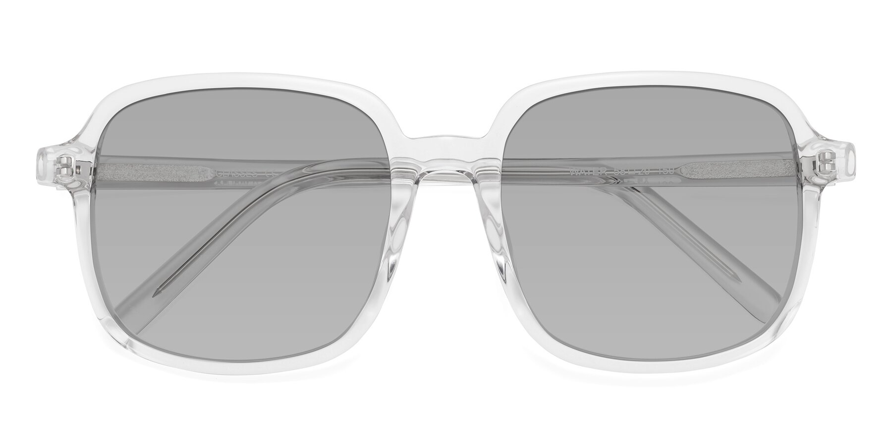Folded Front of Water in Clear with Light Gray Tinted Lenses