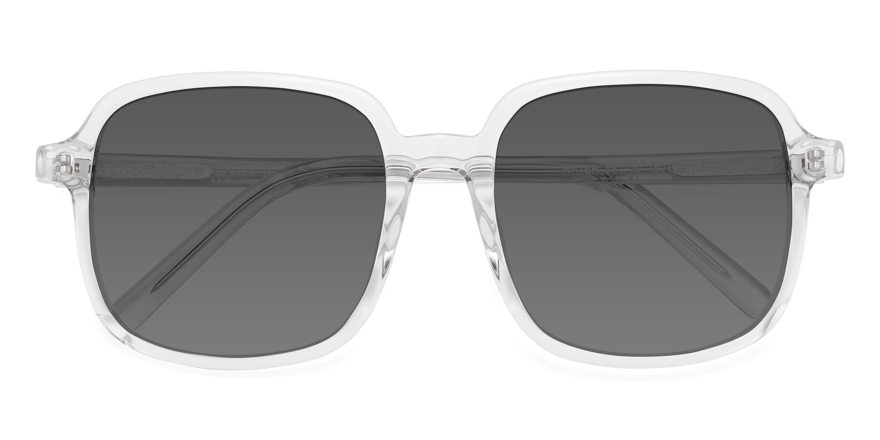 Folded Front of Water in Clear with Medium Gray Tinted Lenses