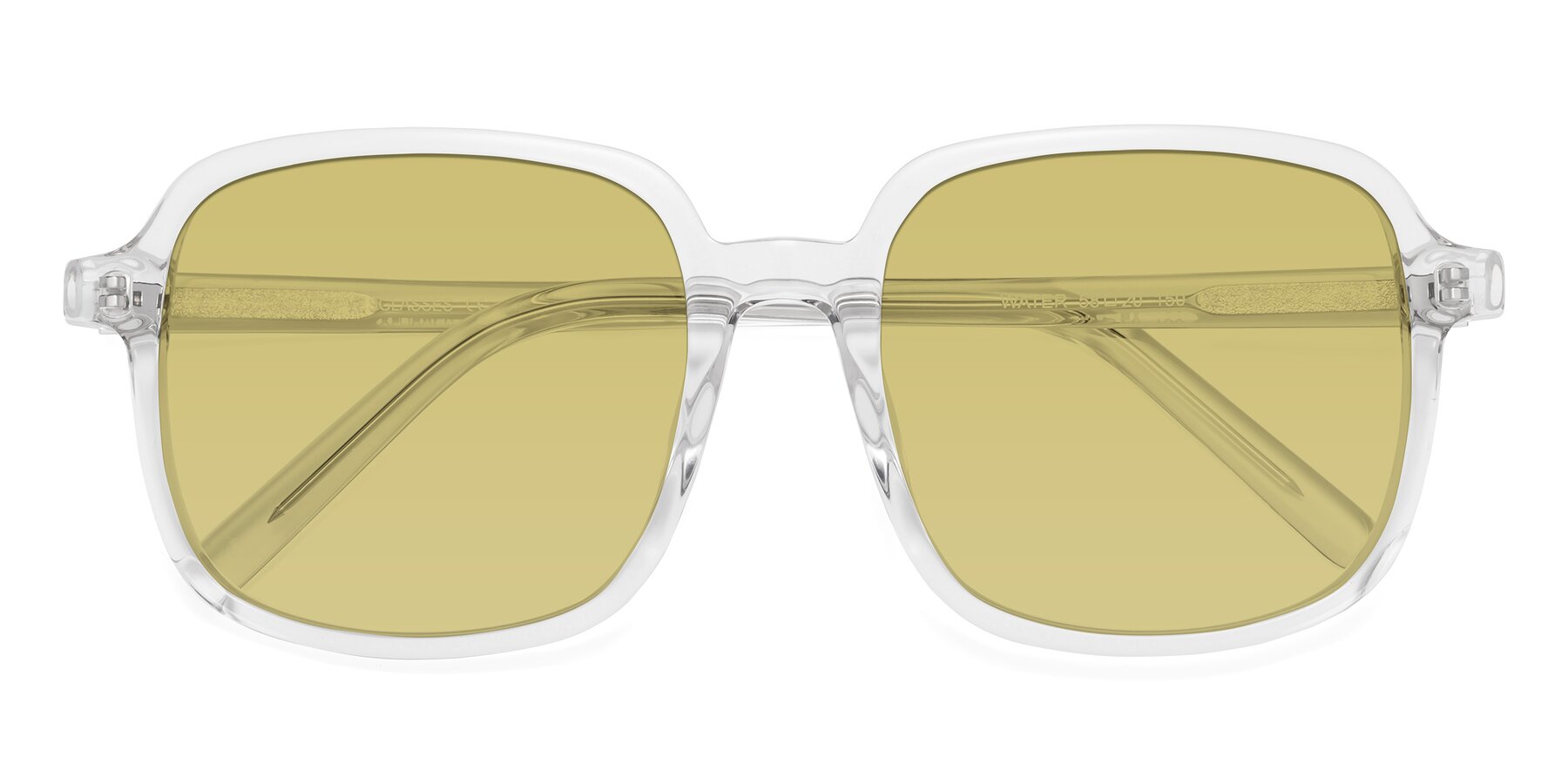 Folded Front of Water in Clear with Medium Champagne Tinted Lenses