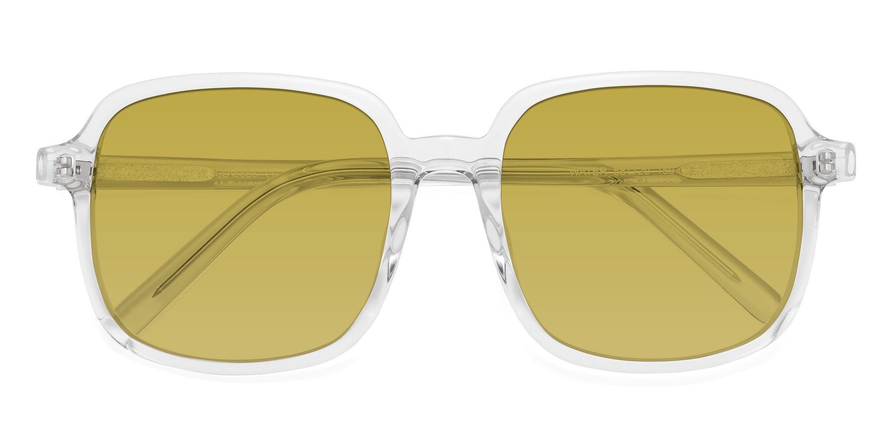 Folded Front of Water in Clear with Champagne Tinted Lenses