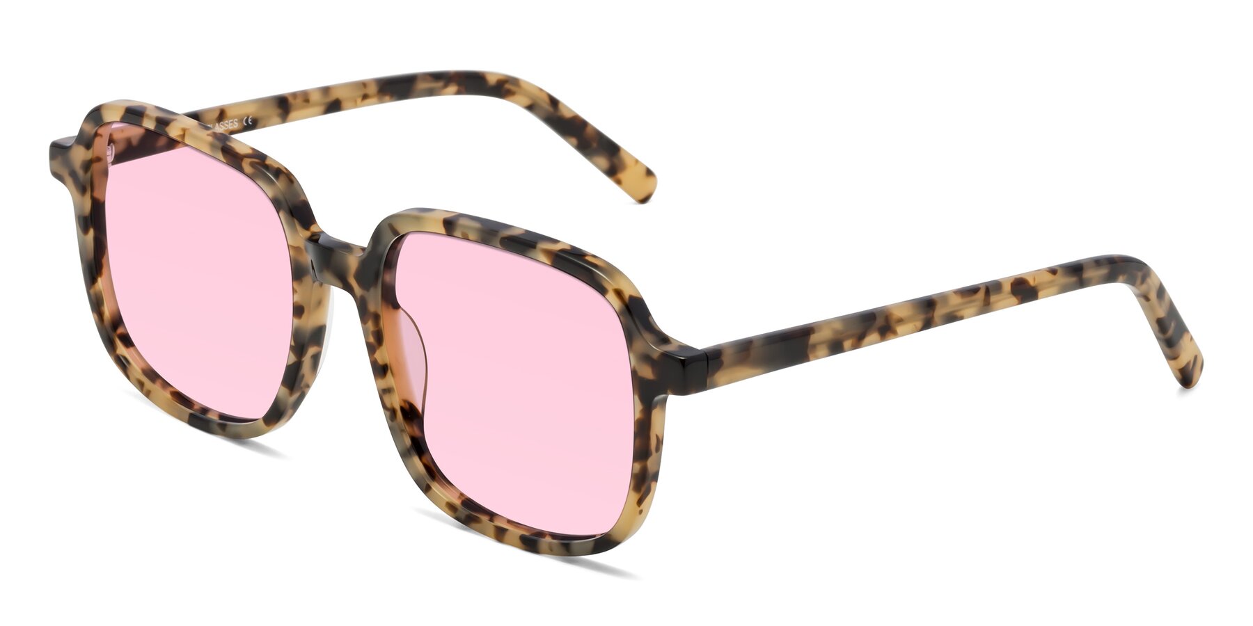Angle of Water in Tortoise with Light Pink Tinted Lenses
