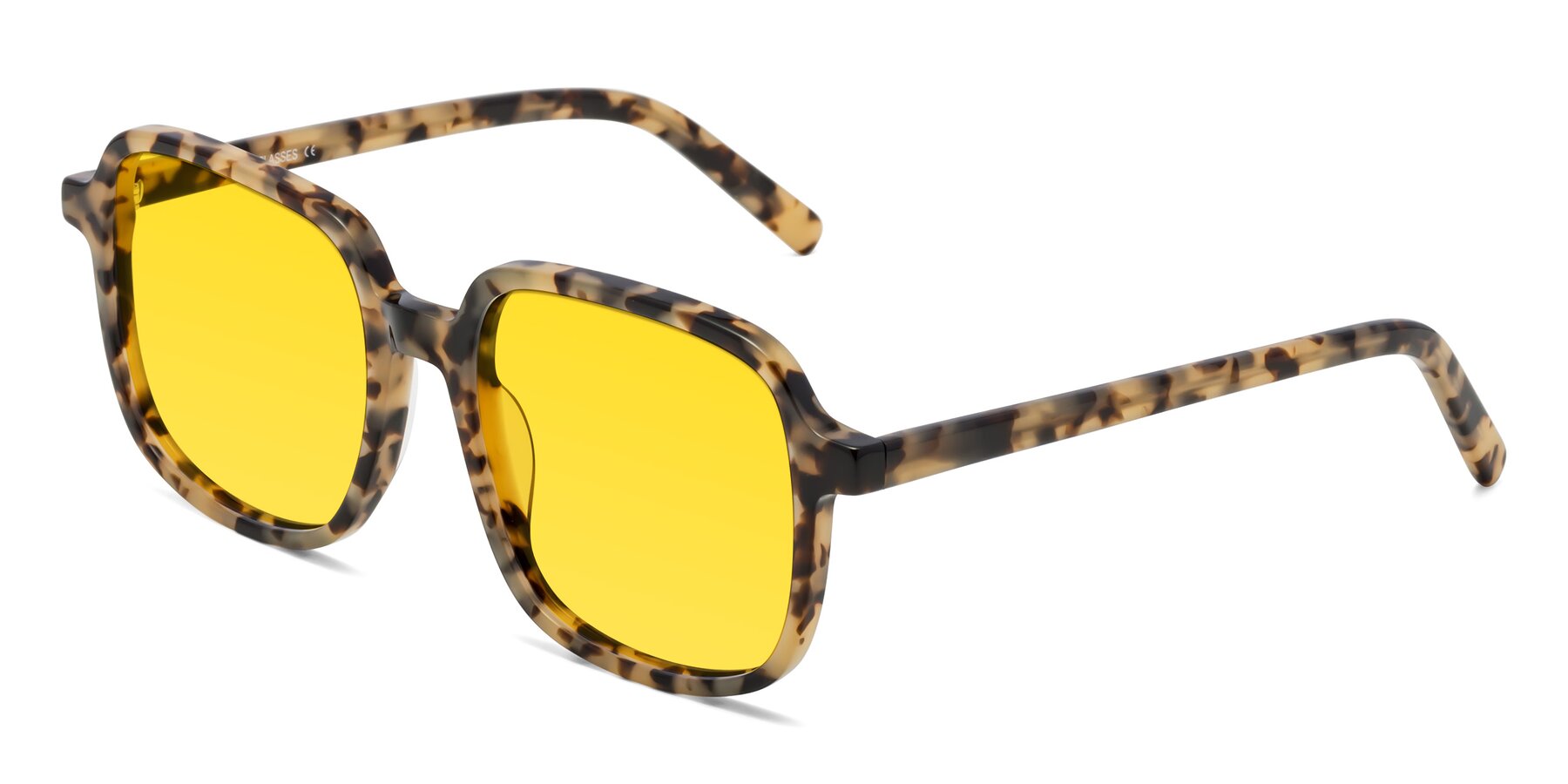 Angle of Water in Tortoise with Yellow Tinted Lenses