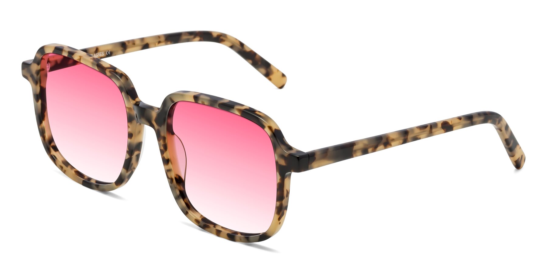 Angle of Water in Tortoise with Pink Gradient Lenses
