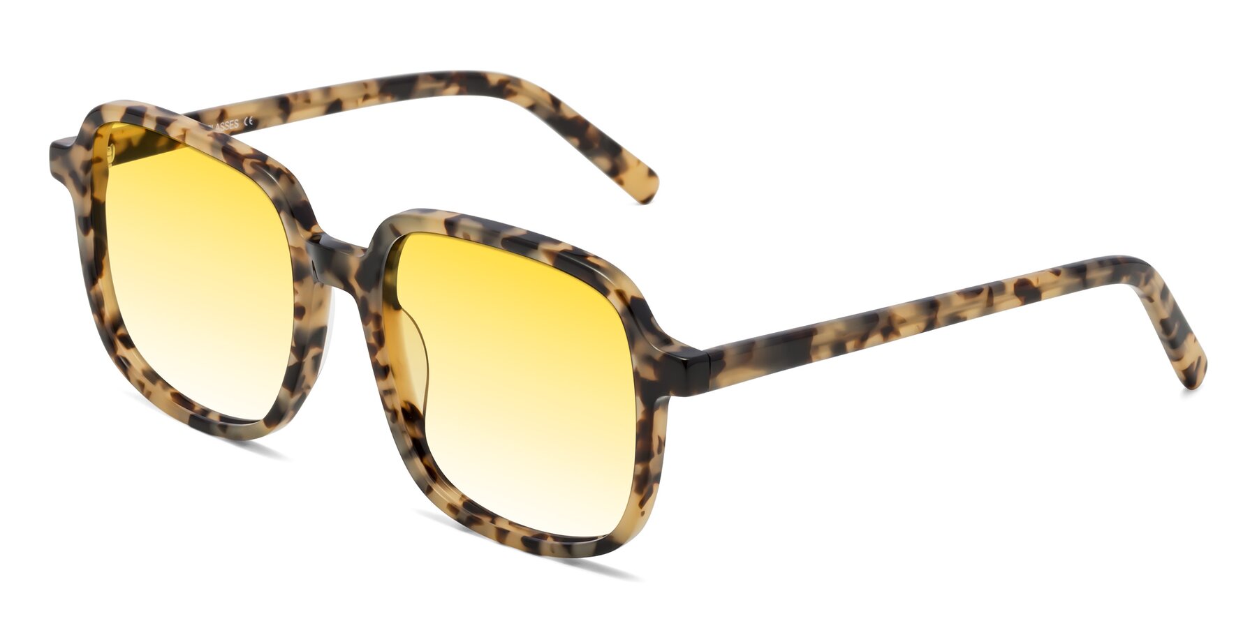 Angle of Water in Ivory Tortoise with Yellow Gradient Lenses