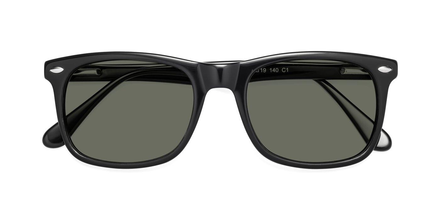 007 - Black Polarized Sunglasses