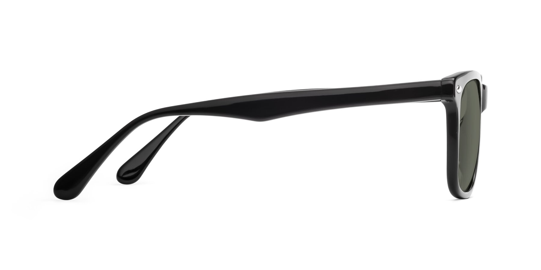 Side of 007 in Black with Gray Polarized Lenses