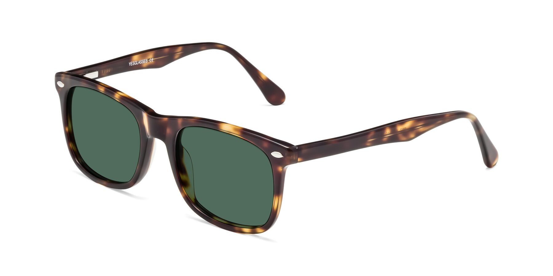 Angle of 007 in Yellow Tortoise with Green Polarized Lenses