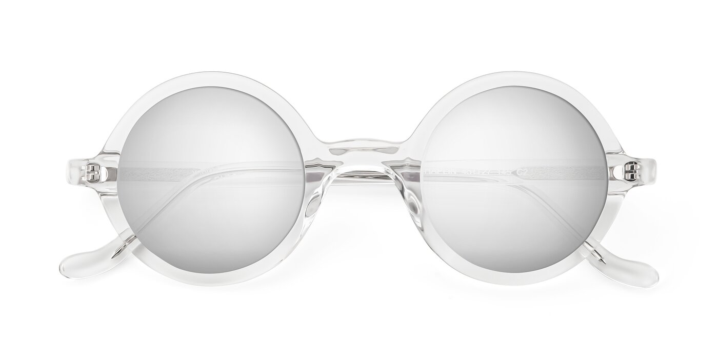 Chaplin - Clear Flash Mirrored Sunglasses